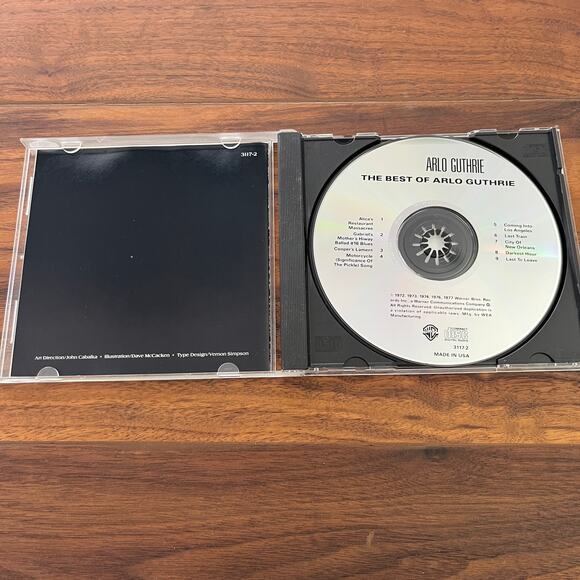 The Best Of Arlo Guthrie CD 1990 Warner Bros. 3117-2 - Picture 5 of 8